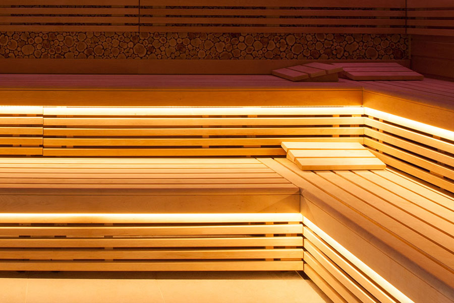 Sauna led strip lighting